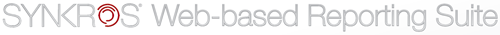 SYNKROS Web-base Reporting Suite SYNKROS Web-base Reporting Suite