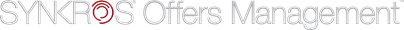 SYNKROS Offers Management SYNKROS Offers Management
